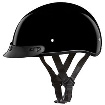 Daytona Helmets 하프 스컬 캡 오토바이 헬멧 DOT 승인 블랙 체리 L USA 미국, Hi-Gloss Pink