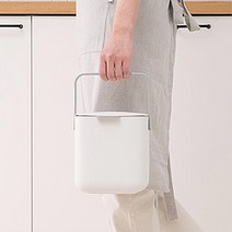 가정용 음쓰통 음식물 잔반통 아파트 빌라 음식물수거봉 음식쓰레기통 음식물쓰레기통 혼수용품, 아이보리