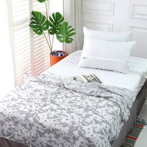 잎새 시어서커 여름 홑이불, 그레이