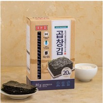 (정품)맛있는김 대천곱창김 20봉 (에코) 환경을 생각한 맛있는 곱창김~, 1개