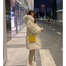 여성 두툼 퍼 카라 캐주얼 패딩 오늘 기온별 옷차림