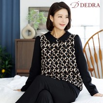 데드라 엄마옷 TBB6170 벨루넌패턴블라우스 50대 여성의류