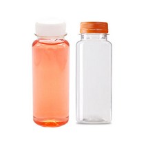 브릿지마개 일자페트병 180ml, 검정마개, 1개