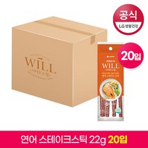 시리우스 윌 애견간식 연어 스테이크 스틱 22g x 20팩 (1박스), 단품