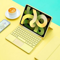 신기한 키보드 iPad Pro 11용 무선 마우스 케이스 2021 Air 4 5 10.2, 노란색 d, 01 Air 5 Air 4