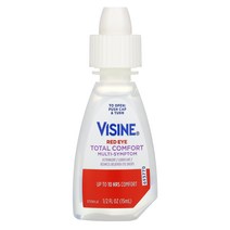 Visine Red Eye 토탈 컴포트 다중 증상용 점안액 15ml (1 2fl oz) 2팩