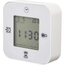 IKEA.. IKEA .. 802.770.04 Klockis 시계 온도계 / 알람 / 타이머 화이트, none