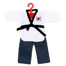 미니 품새도복 유단자 여자 관원선물용 악세사리