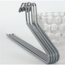 논슬립 신박한정리 만능틈새 미끄럼방지 일자접이식 바지옷걸이 그레이, 블랙, 1개