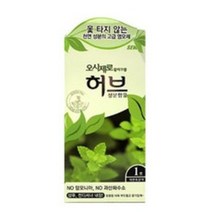 오시제로 허브칼라 크림/염색약 염모제, 1개, 1호 자연흑갈색