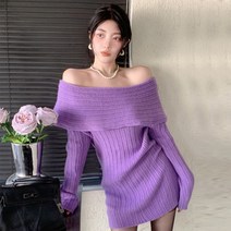 니트원피스 코듀로이 홀가먼트 트위드 벨벳 원피스 결혼식하객룩 꽈배기 캐시미어 기모후드 오프숄더