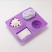 하트 천사 4구몰드, 1개