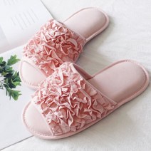 바보사랑 큐티 프릴 슬리퍼-핑크 -라움아트