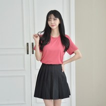 [교복몰] 싱글 스판 라운드(반팔) 티셔츠