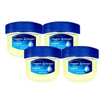 바세린 미니 립 테라피 로지 립밤 7g, 오리지널, 4개