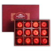 프리미엄 고당도 사과 선물세트 설 추석 경북 부사 홍로 과일 선물용 3kg 4kg 5kg, 명품 프리미엄 왕사과 선물세트, 5kg / 12과