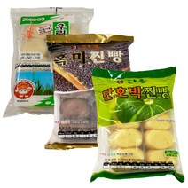 국산팥100% 수제 안흥찐빵 우리밀 찐빵(10개)+단호박찐빵(10개)+흑미찐빵(10개), 1box