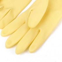 베이지 세차용고무장갑 10개 오른쪽 남자 작업용 김장 주방