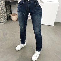 용된다 남자 겨울 기모 워싱 빅사이즈 데님 청바지