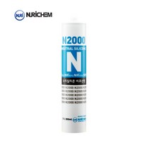 누리켐 N2000 비초산형 실리콘 낱개단위 건축용(CTG300ml), 회색