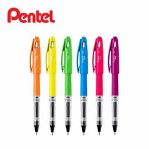 펜텔 중성펜 컬러 바디 에너겔 트라디오 BL117 0.7mm, 오렌지-블랙