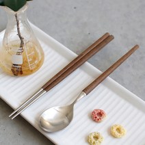 골든벨 메이플우드 베이직 한식 어린이 주니어 숟가락 젓가락 수저세트 1ea, 1개