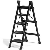 사다리 가정용 접이식 사다리 A형 안전발판 가벼운 휴대용 다목적 미니 사다리, 1개