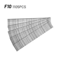 1105 피스 F15/F20/F25/F30 네일건 스트레이트 브래드 네일 304 스테인리스 스틸 스테이플러 네일러 스테이플 목공 가구 diy용 네일건 네일건, CHINA, F10