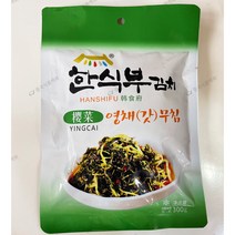 CY중국식품 한식부김치 영채갓무침 즉식반찬 술안주 300g 냉장, 1개