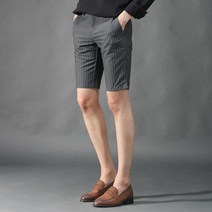 [후앙스] 줄지 히든밴딩 슬랙스 반바지 CFCP0152