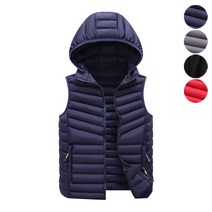 Sevenmoon 조끼 남자 오리털 패딩 L-9XL