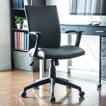 일본 산 산업 사무실 의자 컴퓨터 홈 현대 미니멀 회전 레저 회의 리프트, [02] EEX-CH46 블랙 메쉬, [01] 나일론 발, [01] 고정 팔걸이