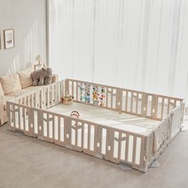 카라즈 리프 베이비룸 와이드 더블 시그니처 항균 클린 140 1+1 폴더매트 세트, 리프베이비룸 와이드더블1 베이, 시그니처클린 140 그레이S 1+1