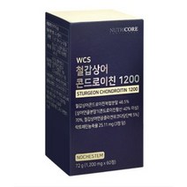 뉴트리코어 WCS 철갑상어 콘드로이친 1200 72g, 90정, 1개