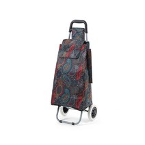 댄디 9종 바퀴가 튼튼한 심플 접이식 쇼핑카트, 플라워B, 1개