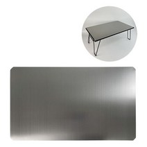 스텐마이테이블 접이식 스텐 테이블튼튼하고 튼튼한 캠핑 테이블 접합 스테인레스 스틸 야외 책상 보드 하, 02 Argent