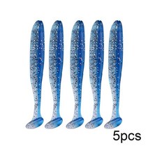 웜기어 감속기 QXO 5/10pcs 10cm 소프트 루어 실리콘 미끼 스푼 겨울 낚시 용품 스윔베이트 트롤링용 아이스 워블러, [01] 5 pcs