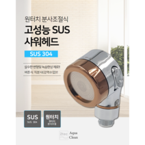 2TEC SUS 살수판 미용실 미니헤드 세발헤드 세면대 겸용샤워기 미니 골드링, 미니골드링