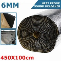 흡음 테이프 방진 패드 스펀지 자동차 풍절음 방음 매트 800/450/200/50cm x 100cm 알루미늄 호일 단열 소음 데드닝 폼 코튼 6/10mm, 주황색, CHINA
