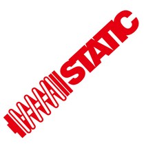 STATIC 서스펜션 차량용 데칼 튜닝 스티커, 1개, 오렌지(대)