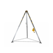 공사장 추락 삼각구조대 맨홀 지하 리프팅 지지대, 1200윈치 포함 하네스