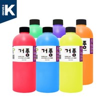 [하양이네003]스노우키즈 거품물감1000ml 유아물감 거품물감놀이 안전한 형광물감, 거푸미