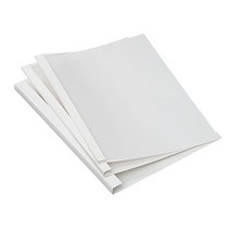 [바인도매틱] 국내생산 열제본표지 화이트 2mm~15mm, 2mm / 20장