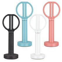 델리 누사인 스탠딩 가위 NS051 ABS 사무용 티타늄, 블랙