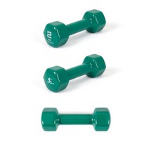 PVC 컬러아령 2kg 그린 근력운동 덤벨 헬스 바벨