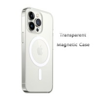 아이폰12미니맥세이프케이스 magsafe 자기 무선 충전 케이스 for iphone 13 12 11 pro max mini transparent shockproof case x