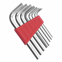 JH굿즈 육각렌치 세트 (8PCS / 10PCS) 공구 지그 조립 수리 자전거 자동차 금형 간편보관 지그교환 렌치 수공구, 키링육각렌치세트10pcs