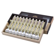 H.jin 러블리 칼라봉황 샤틴수저 10벌세트, 없음