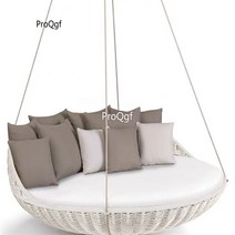 정원꾸미기 Prodgf-하이 프렌드 Kfsee 등나무 행잉 침대 1 세트, 02 2