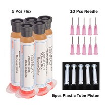 5pcs BGA 납땜 PCB SMD 페이스트 플럭스 그리스 RMA223 칩 컴퓨터 전화 LED PGA DIY 수리 도구, A